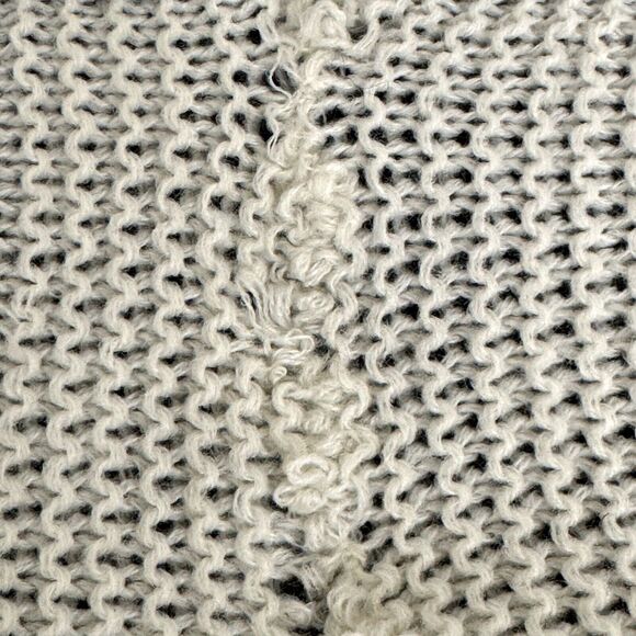 Steve Madden Infinity Scarf Sweater Knit Black Beige OS am - Picture 5 of 9